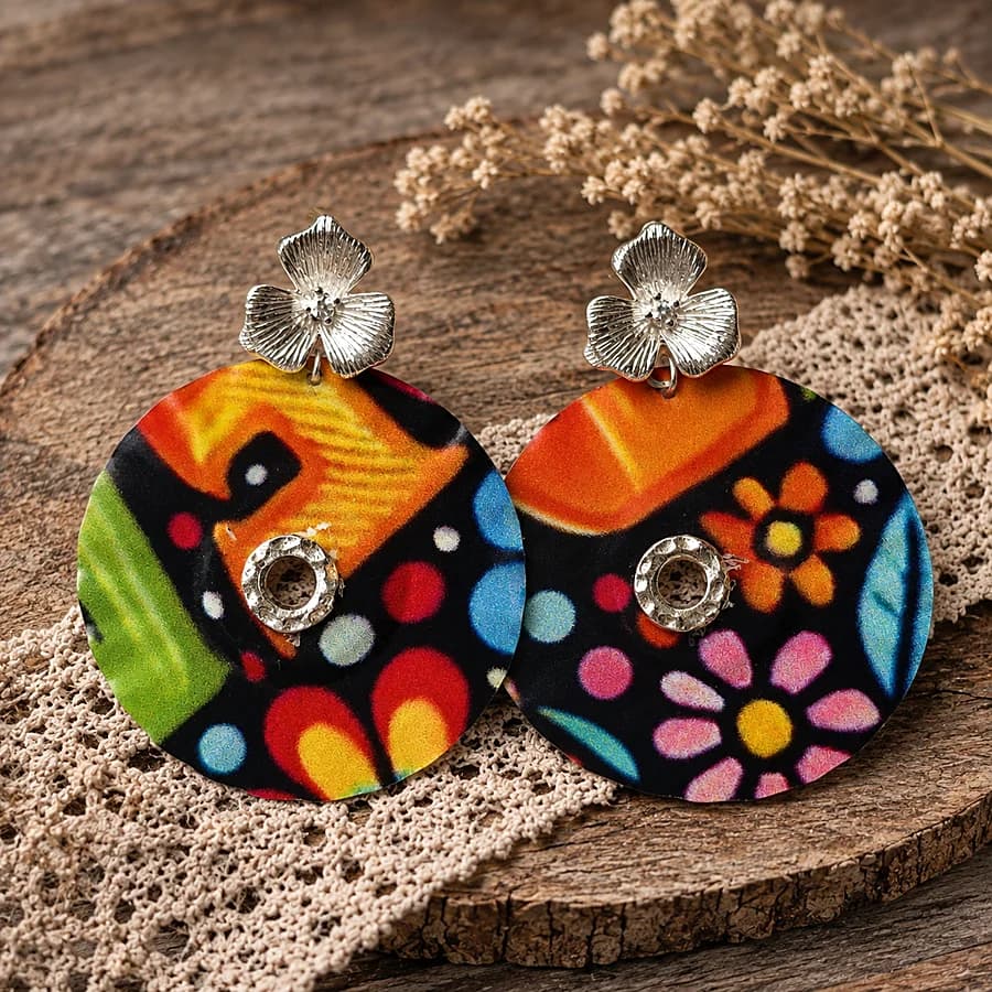 Pendientes de flores