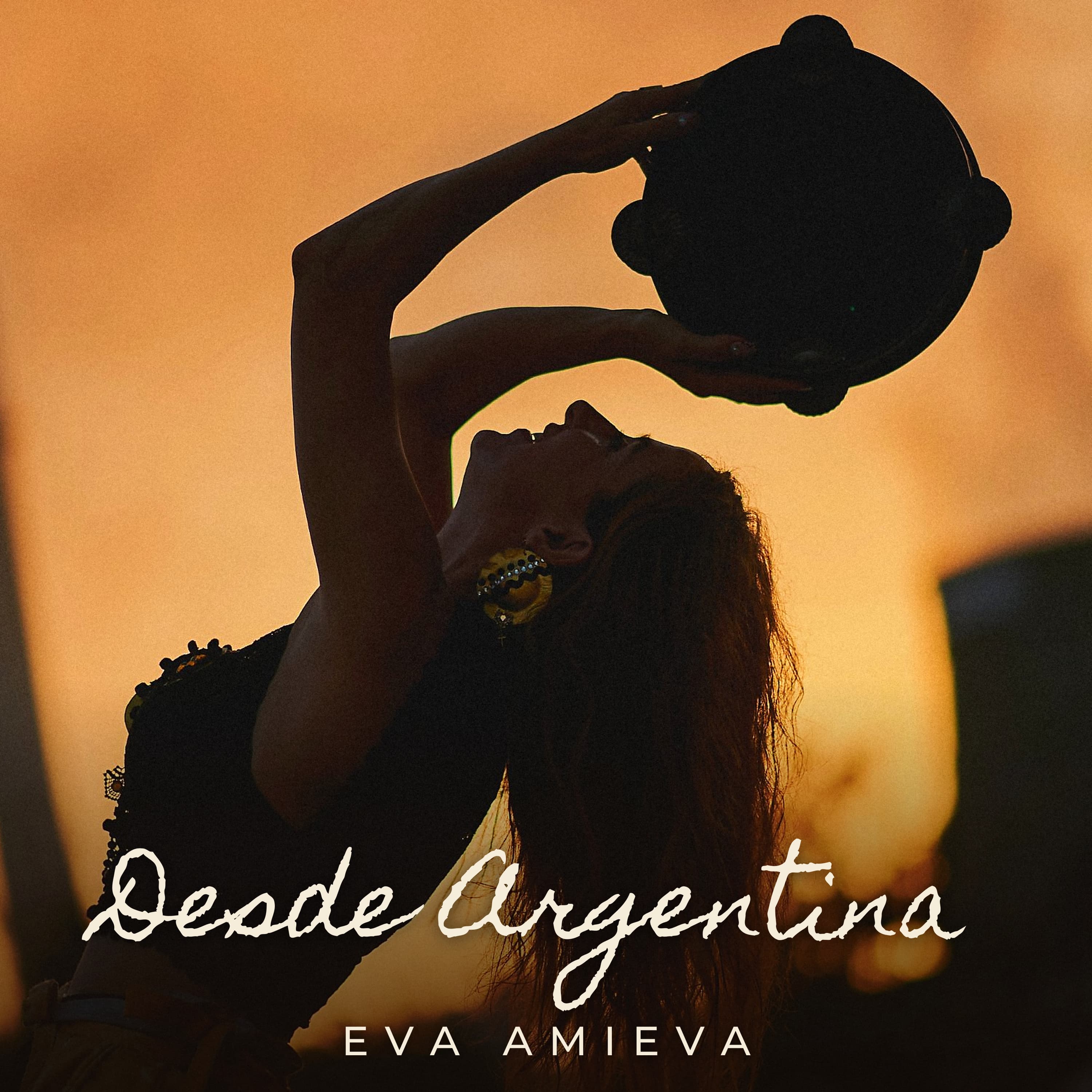 Original official cover for Eva Amieva’s single Desde Argentina